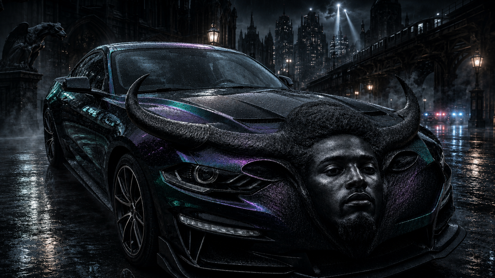 Ansemtang Mustang in premium Solana gradient wrap